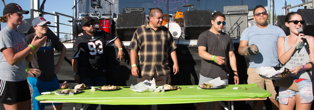 BURRITO EATING CONTEST